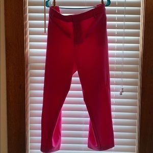 Hot pink pants